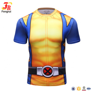 Cosplay japonés cartón caliente Dragon Ball Z color impresión compresión anime camiseta - Product Image 2