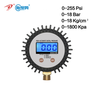 디지털 압력 게이지 압력계 압력계 220Psi 15Bar 1800Kpa 15kg/cm2 제조업체 DP-B04 - Product Image 4