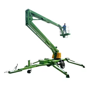 Shandong 4-20 m altezza di sollevamento simon topper cherry picker hydraul boom ascensore boom lift telescopica