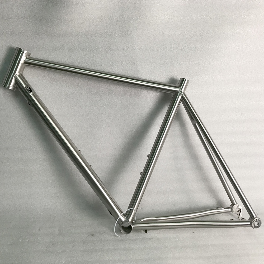 Waltly 700C Road Bike Frame - Titanium for Flat Disc Brake