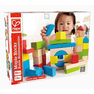 Hape Wholesale children kids rainbow Color wooden blocks toy wooden construction blocks - Product Image 6