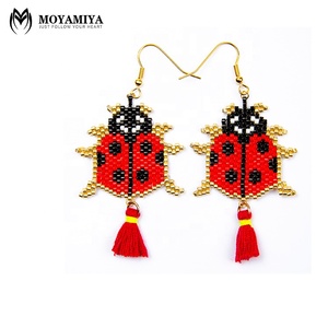Mode Miyuki insecte coléoptère delica perles ensemble de bijoux en pierre - Product Image 1