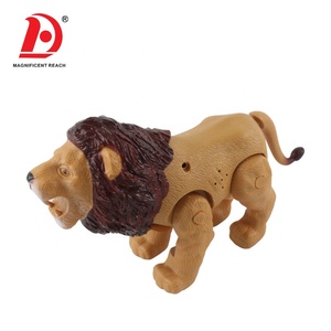 HUADA B/O Modèle Animal Jouet Lion Électronique en Plastique Simulé pour Enfant Petit Animal de Compagnie avec Sons et Lumière - Product Image 2