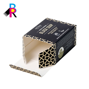 Emballage sur papier personnalisé, boîte à savon noire, Simple et <span class=keywords><strong>pas</strong></span> <span class=keywords><strong>cher</strong></span> avec Logo, 50 pièces - Product Image 4