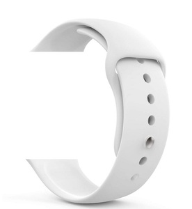 Compatible con <span class=keywords><strong>Apple</strong></span> <span class=keywords><strong>Watch</strong></span> de silicona suave deporte banda de muñeca <span class=keywords><strong>Correa</strong></span> iWatch serie <span class=keywords><strong>4</strong></span>/3/2/1 38mm 40mm 42mm <span class=keywords><strong>44mm</strong></span> - Product Image 3