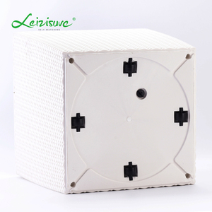 Leizisure al por mayor jardín piso gran cubo cuadrado de plástico de riego verde <span class=keywords><strong>rota</strong></span> planta flor olla con ruedas - Product Image 4
