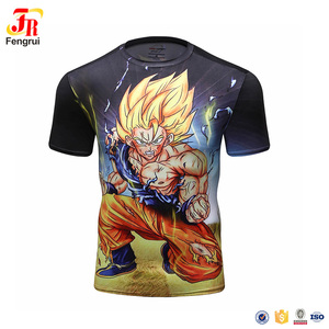 Marvel super héroe de la historieta camiseta de la bola Z del <span class=keywords><strong>Dragón</strong></span> lleno sublimado rash guard - Product Image 6