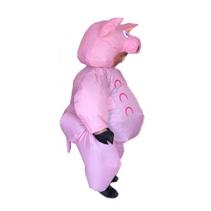 <span class=keywords><strong>Disfraz</strong></span> Inflable de Mascota para Adultos, <span class=keywords><strong>Disfraz</strong></span> de <span class=keywords><strong>Cerdo</strong></span> Rosa Gordo para Halloween - Product Image 4