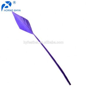 Alibaba Offre Spéciale 10-13 pouces Garnis Turquie Piquants Teints Plumes de Flèche - Product Image 3