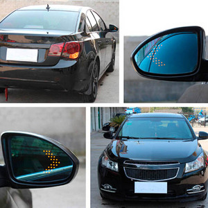 Gương Xe Hơi Màu Xanh Lam Chống Chói Mắt Góc Nhìn Rộng Đèn Led Báo Rẽ Mũi Tên Phía Sau Gương Chiếu Hậu Cho <span class=keywords><strong>Chevrolet</strong></span> Cruze Gương Chiếu Hậu - Product Image 4