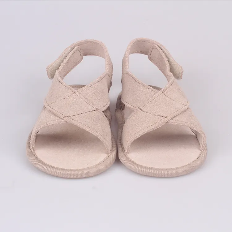 Zapato de la Escuela de lujo de flecos venta al por mayor zapatos descalzos hecho a mano bebé sandalias