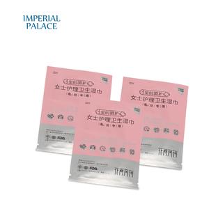 Lingettes nettoyantes pour le <span class=keywords><strong>corps</strong></span> à base d'eau pour soins intimes Lingettes féminines certifiées biologiques Paquet unique - Product Image 2