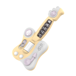 <span class=keywords><strong>Feliz</strong></span> de dibujos animados juguetes de plástico bebé guitarra HC429634 - Product Image 1