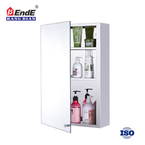 Calda di nuovo disegno di economia di spazio a parete in acciaio inox <span class=keywords><strong>bagno</strong></span> mobile ad angolo armadietto specchio del <span class=keywords><strong>bagno</strong></span> - Product Image 2