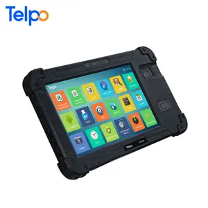 Tablet biométrico móvel de nova tecnologia com scanner iris e leitor de impressão digital ip67 para ambiente externo e resistente usado