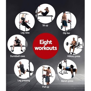 Tour de puissance Banc De Musculation Station Dip <span class=keywords><strong>Barre</strong></span> De <span class=keywords><strong>Traction</strong></span> Multifonctionnel Équipement De Gymnastique Commercial - Product Image 6
