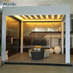 Pérgola moderna al aire libre <span class=keywords><strong>del</strong></span> <span class=keywords><strong>mirador</strong></span> <span class=keywords><strong>del</strong></span> jardín <span class=keywords><strong>del</strong></span> tejado de las lumbreras de la sombra de Sun con llevado - Product Image 1