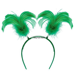 Amscan Día de <span class=keywords><strong>San</strong></span> <span class=keywords><strong>Patricio</strong></span> pluma y marabú Ponytail Bopper del partido del traje desgaste accesorio - Product Image 1