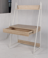 Bureau moderne pour la maison convertible et extensible pour les petits espaces Meubles en fer et panneaux en MDF élégants pour le salon ou la chambre à coucher