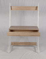Bureau moderne pour la maison convertible et extensible pour les petits espaces Meubles en fer et panneaux en MDF élégants pour le salon ou la chambre à coucher