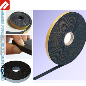 Không Thấm Nước Tự Dính Backed Closed Cell Neoprene / EPDM Blend Foam Strips Tape - Product Image 3