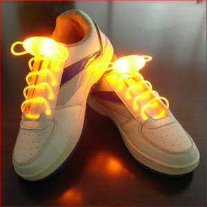 8 Warna Menyala Dalam Gelap Berkedip Light Up LED Tali Sepatu - Product Image 1