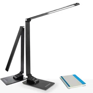 Lampe de bureau LED pliable Protection des yeux lampe de Table avec écran LCD lampes de lecture pour enfants