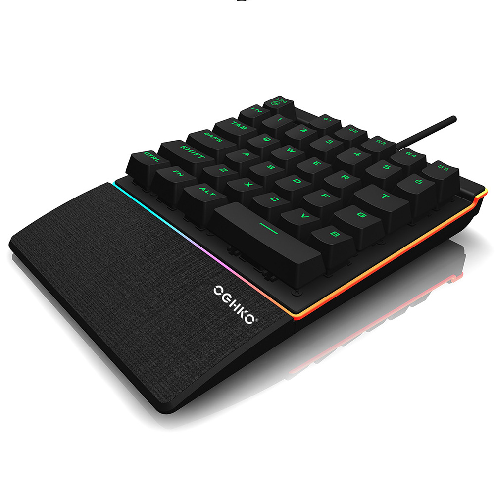 Портативный мини RGB игровая механическая клавиатура с гладкой текстурой добавить боковые светодио дный светодиодные фонари