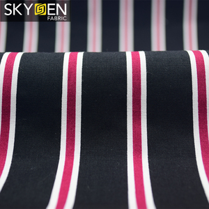 Skygen haute mode armure <span class=keywords><strong>toile</strong></span> souple rayé gros 40 s italien <span class=keywords><strong>lycra</strong></span> imprimer tissu - Product Image 1