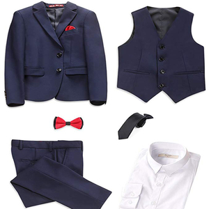 Costumes de <span class=keywords><strong>blazer</strong></span> pour garçons de qualité supérieure, style tendance, sur mesure ou en gros, coupe ajustée décontractée pour enfants - Product Image 4