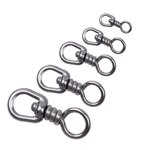 Stainless Steel Fishing Swivel High Strength Fishing Connectors Tuna Longline Swivel