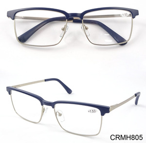 Venta <span class=keywords><strong>al</strong></span> por mayor de alta calidad de diseño de Metal bisagra de resorte de primavera de los hombres de la moda gafas de lectura - Product Image 1