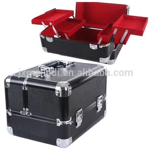 MLD-AC3186 Beauty trays multifunction aluminum make up brush vanity case