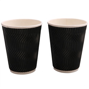 Petit sac de papier kraft brun de qualité alimentaire jetables tasses à café - Product Image 1