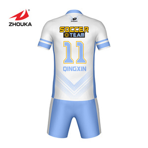 2019 nueva moda fútbol con seco rápido tela sublimación impresión sporting set fútbol jersey para las mujeres - Product Image 6