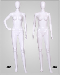 XINJI Wholesale <strong>Plastic</strong> Fashion <strong>Dummy</strong> Manikin White Women Dress Form Mannequin <strong>Female</strong> Full Body Mannequins Apparel Display - Product Image 4