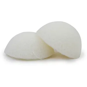 Éponge naturelle en 100% pure blanche, konjac, 1 pièce