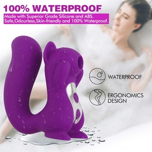 Vibratore Scoiattolo a Suzione Multimodalità Massaggiatore Elettrico per il Seno e Stimolatore Clitorideo per Masturbazione Sex Toy Vibrante per Adulti per Donna - Product Image 4
