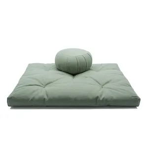 ขายส่ง Futon เต็มไปด้วยผ้าฝ้าย Dot Pad เสื่อ Zabuton โยคะสมาธิเบาะ