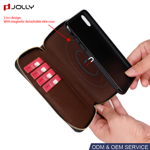 Haute Qualité Grande Capacité En Cuir Zippée Portefeuille Cas de Téléphone Pour <span class=keywords><strong>Samsung</strong></span> <span class=keywords><strong>Galaxy</strong></span> S10 S9 - Product Image 2