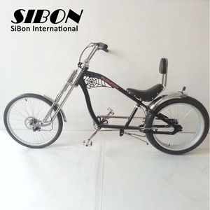 SIBON B0300102 26 "jante en alliage d'aluminium frein à disque gros pneu spécial araignée-net cadre chinois noir adulte vélo Chopper - Product Image 2