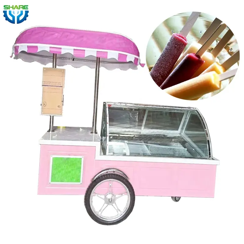 Mobil Dondurma Satış Araba Mobil Dondurucu dondurma arabası