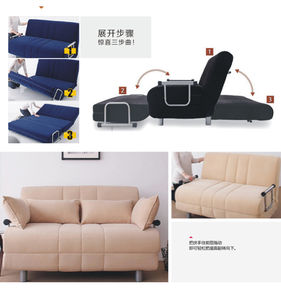 Egl divano letto convertibile 2 posti letto letto pieghevole con tessuto di lino grigio <span class=keywords><strong>per</strong></span> soggiorno scuola Hotel camera da letto OEM ODM lavabile - Product Image 6