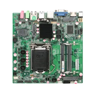 NAS Mini ITX endüstriyel anakart 17x17CM yumuşak yönlendirme in-tel H81/B85 4 * LAN 1 * MINI-PCIE 1 * SIM yuvası anakart