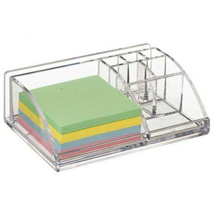 Transparent Petit Acrylique Note Boîte De Stockage Du Papier, 4x6 Note Papier Titulaire - Product Image 1