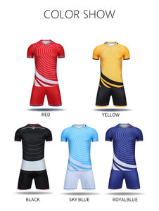 The Polyester training team Sports uniforms Football shirt short Football jerseys customized for Club - Product Image 6