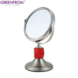 De metal de doble cara espejo de maquillaje Spiegel