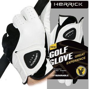 Grande qualité blanc Cabretta gants de golf En Cuir logo personnalisé gants de golf - Product Image 2