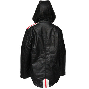 Los niños al por mayor de cuero sintético negro de la <span class=keywords><strong>chaqueta</strong></span> de los niños - Product Image 2