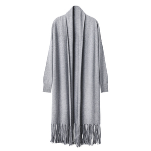 Maglieria nappa punto aperto mantello lavorato a <span class=keywords><strong>maglia</strong></span> Cardigan alla moda Cardigan maglione da donna in Cashmere Cardigan all'ingrosso autunno inverno cartone - Product Image 4